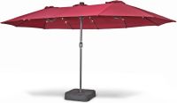 Home Zone Living 5x9 Ft Double Head Patio Umbrella