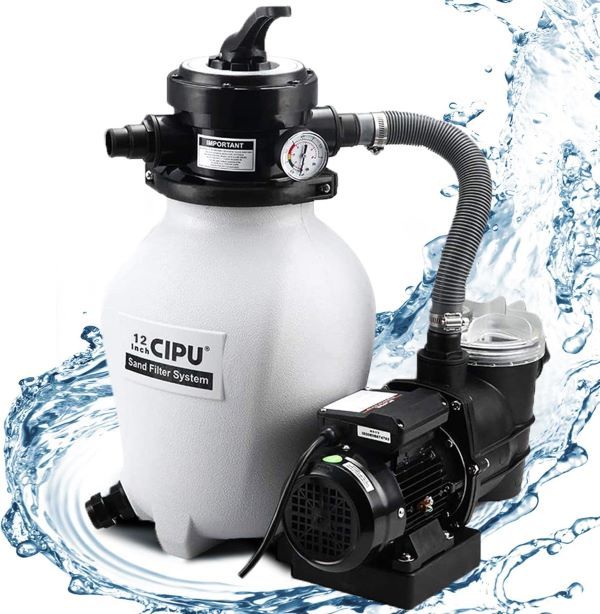 CIPU 12-Inch Sand Filter Pump System