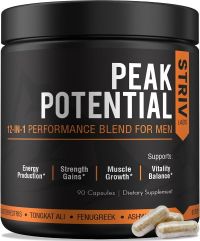 STRIV Labs Peak Potential 12-in-1 Testosterone Support for Men