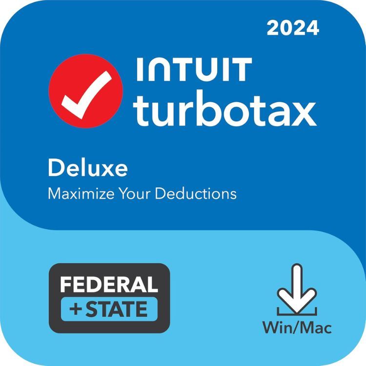 Intuit Deluxe 2024 Tax Software