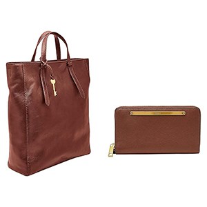 Fossil  Women's Camilla Leather Convertible Backpack / Handbag