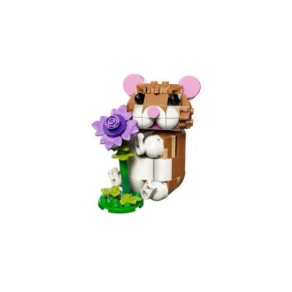 LEGO Cute Hamster with a Flower