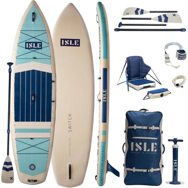 ISLE Switch Inflatable Hybrid Kayak-Stand Up Paddle Board