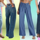 Drawstring jeans are everywhere this summer