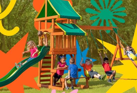 Walmart has outdoor playsets for up to 60% off