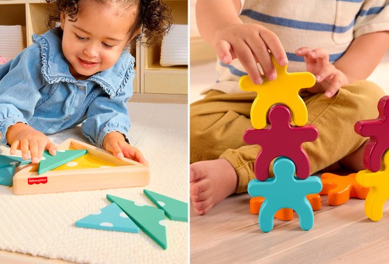 Fisher-Price’s new Montessori wood collection brings back the joys of old-school toys