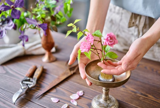 Floral Frogs are the cheap secret to perfect flower arrangements