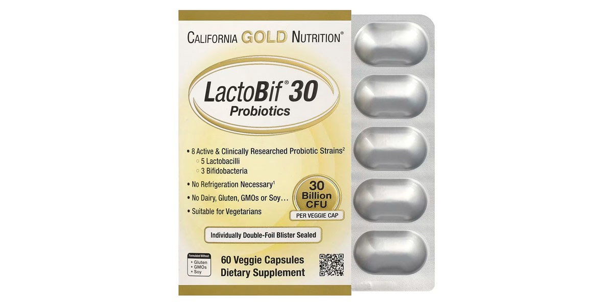 California Gold Nutrition LactoBif 30 Probiotics