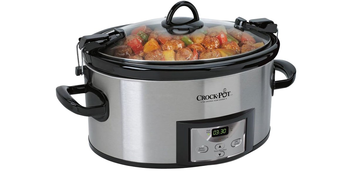 Crock-Pot 6-Quart Cook &amp; Carry Programmable Slow Cooker