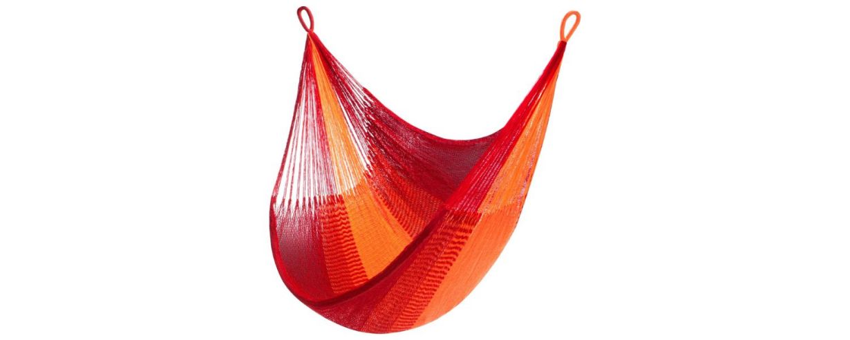 Yellow Leaf Handwoven Hanging Chair