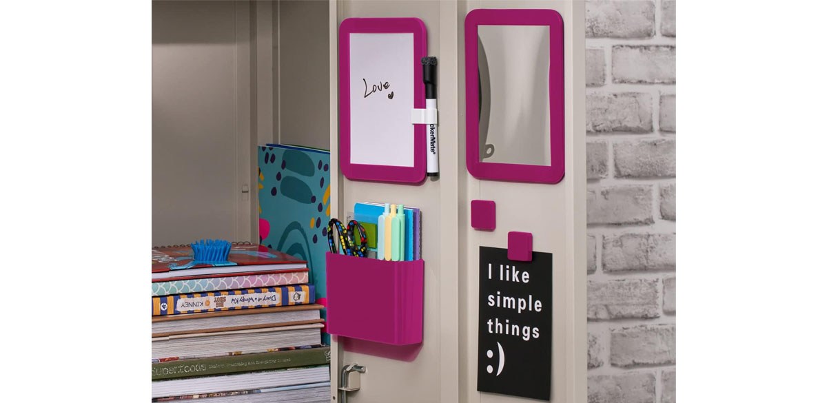 LockerMate 6-Piece Locker Organizer Kit