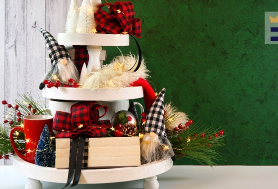 Best buffalo plaid Christmas decor