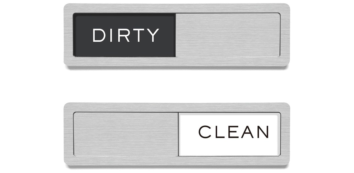 Rimaaiae Dishwasher Magnet Clean Dirty Sign