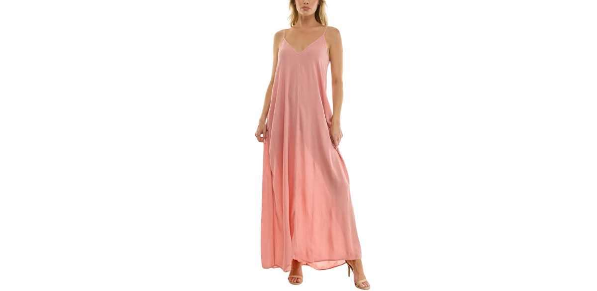 Socialite Sleeveless Gauze Maxi Dress