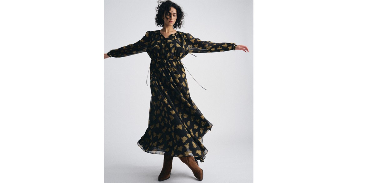 Universal Standard Karina Chiffon Dress