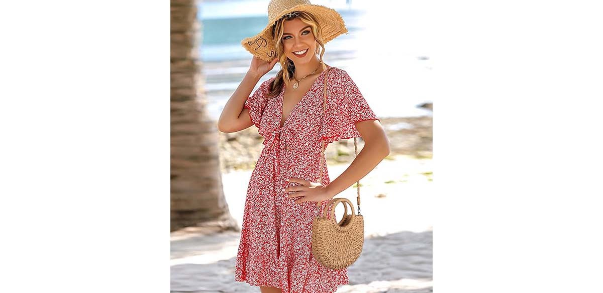 Youjaree Womens Straw Beach Bag Woven Crossbody Shoulder Bag