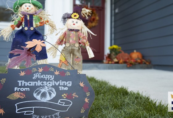 Best outdoor Thanksgiving decoration