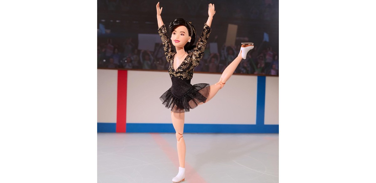 Barbie Inspiring Women Doll, Kristi Yamaguchi Collectible