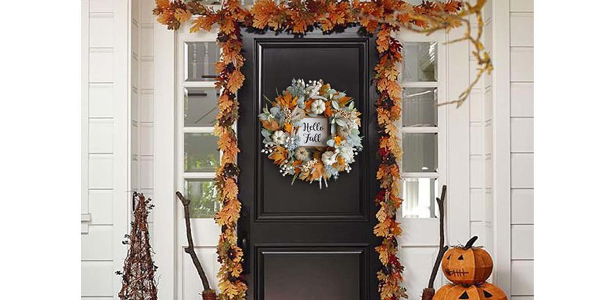 CIR OASES 20inch Thanksgiving Fall Wreath