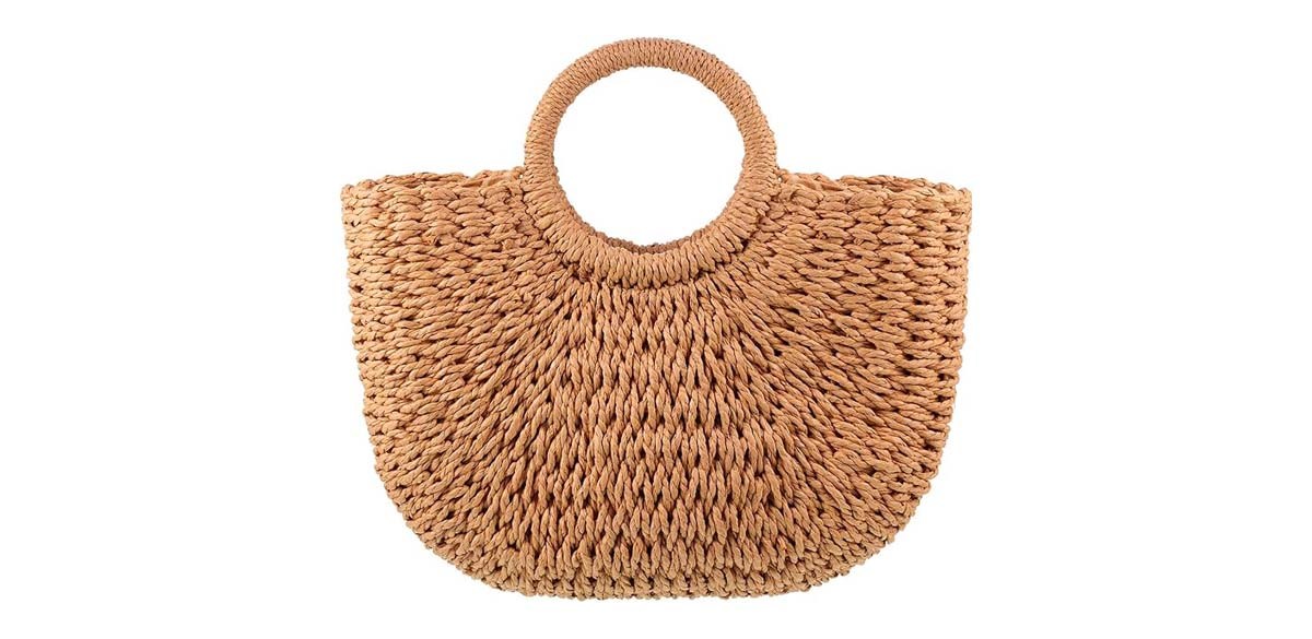 Frienda Straw Tote Bag Summer Beach Bag