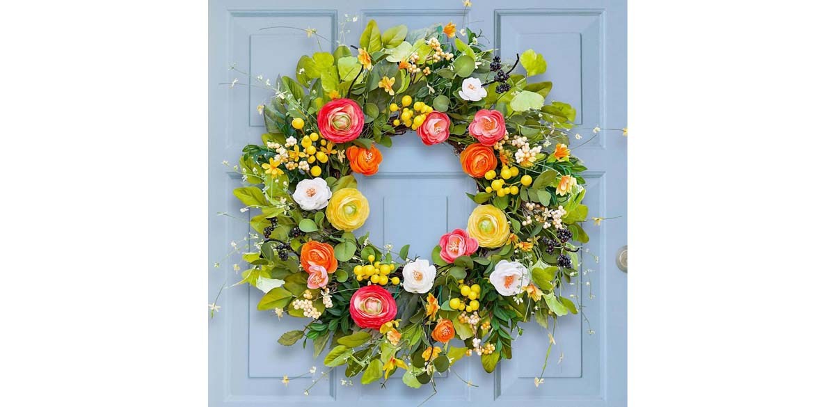 Spring Wreaths for Front Door