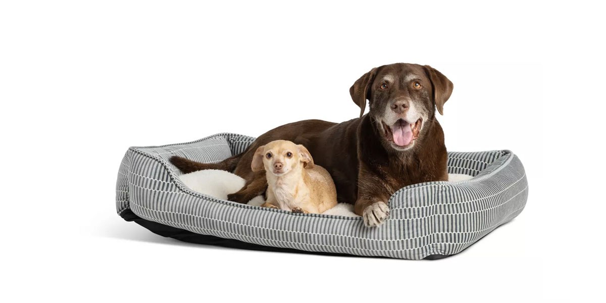Top Paw Geo Cuddler Dog Bed