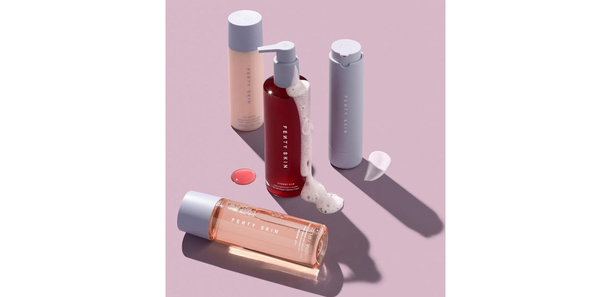 Fenty Skin Start’rs Cleanser, Toner + SPF Moisturizer For All