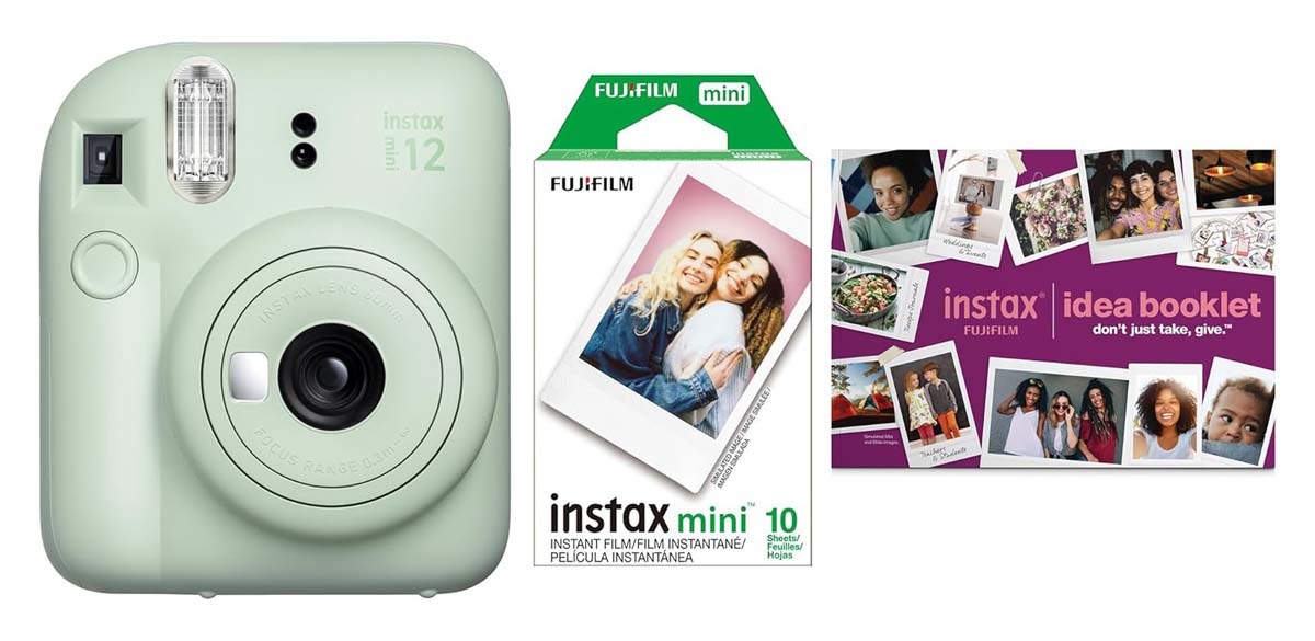 Fujifilm INSTAX MINI 12 Green Bundle 2025