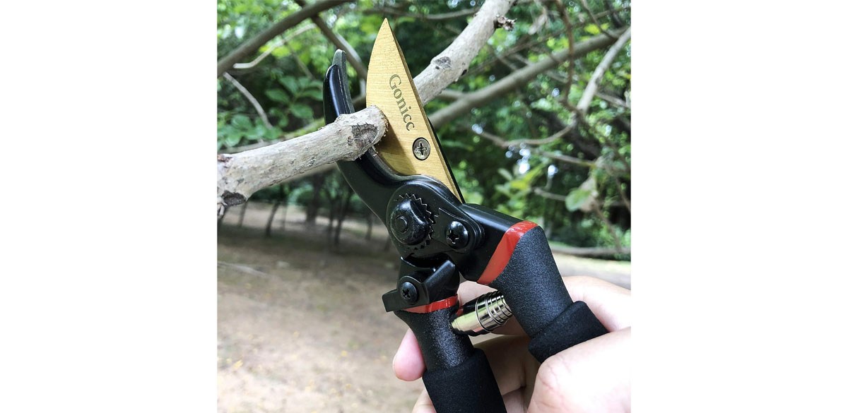 gonicc 8-inch Professional Premium Titanium Bypass Pruning Shears
