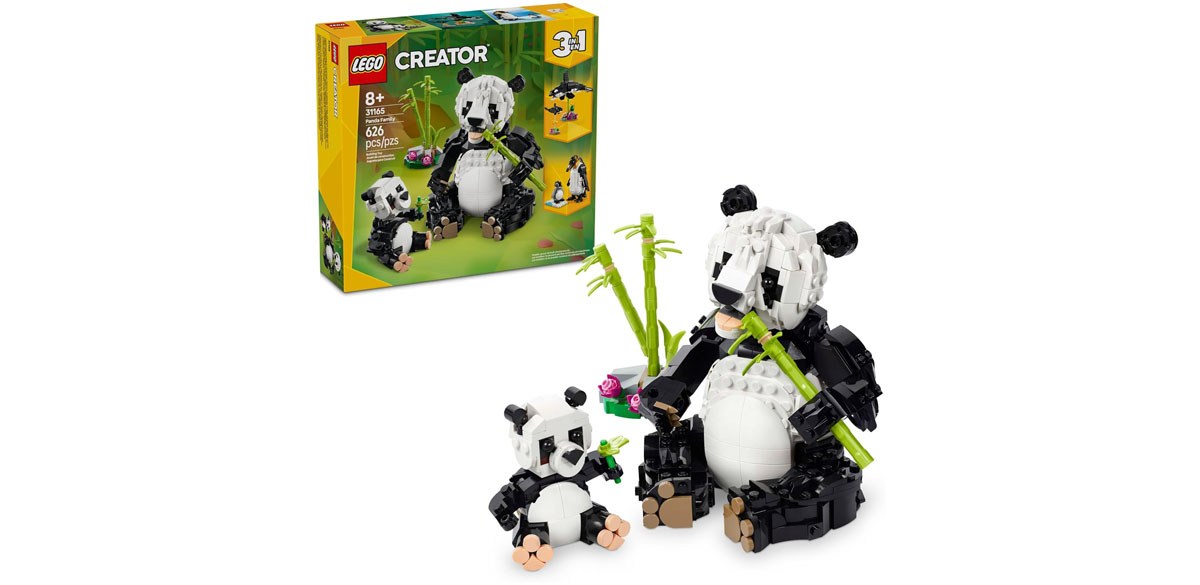 LEGO Creator 3 in 1 Wild Animals Panda Family