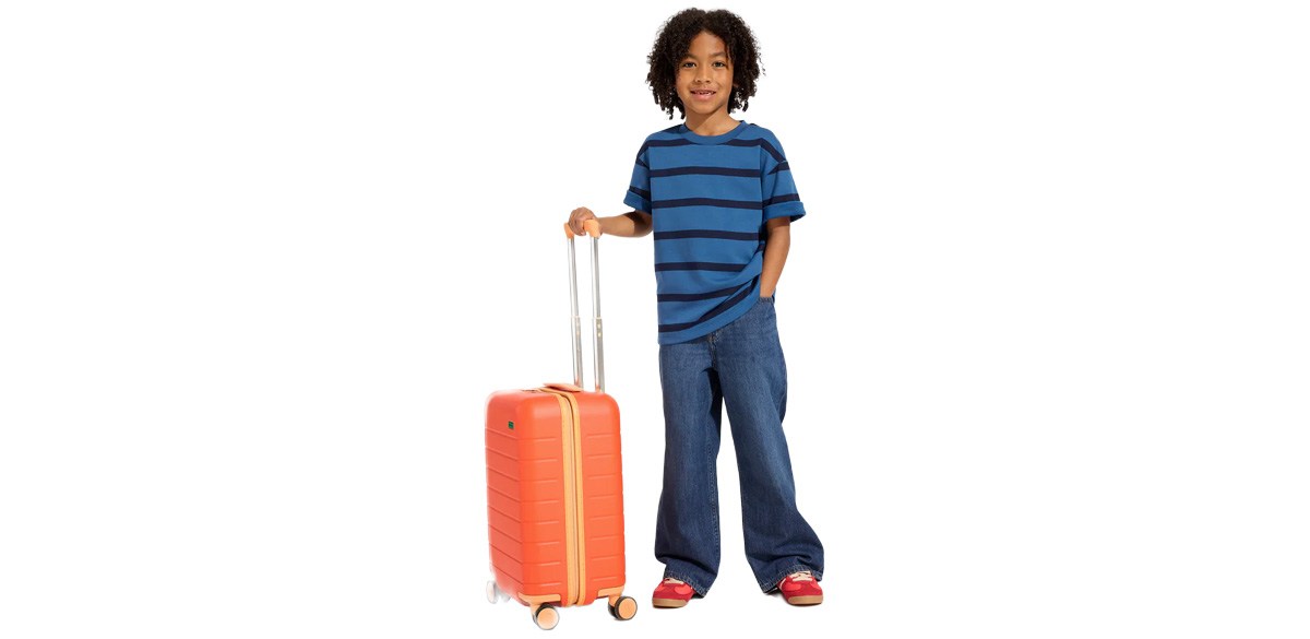 Away Kids Carry-On in Poppy Orange