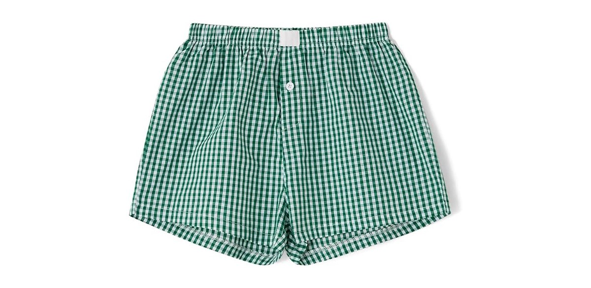 Amuver Women Y2k Pajamas Shorts Micro Button Boxers