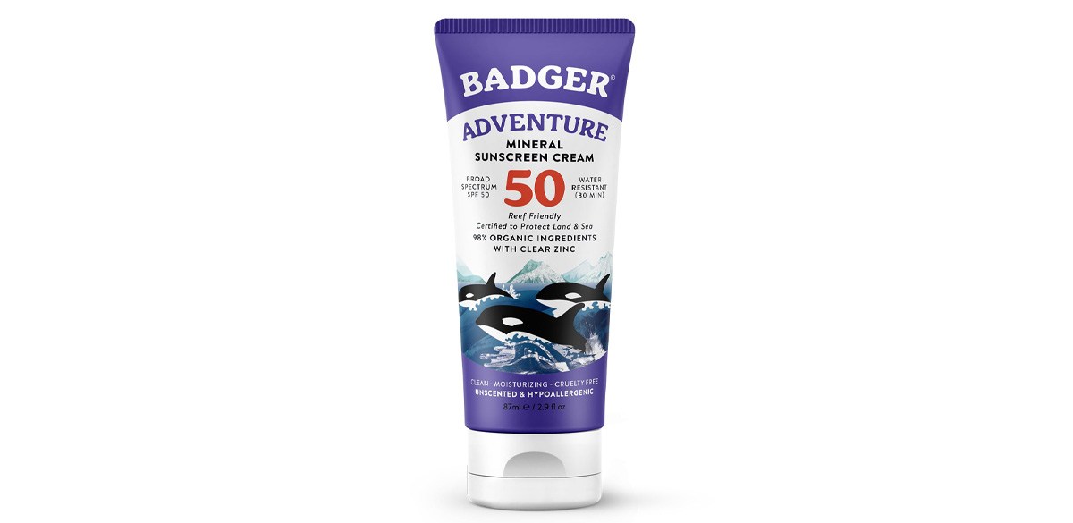 Badger Biodegradable Reef-Safe Sunscreen