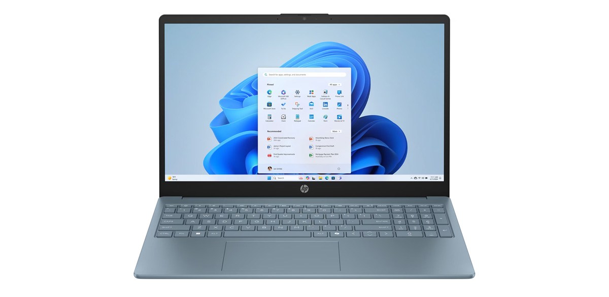 HP 15.6-inch HD Windows Laptop Intel Processor N250 4GB 128GB