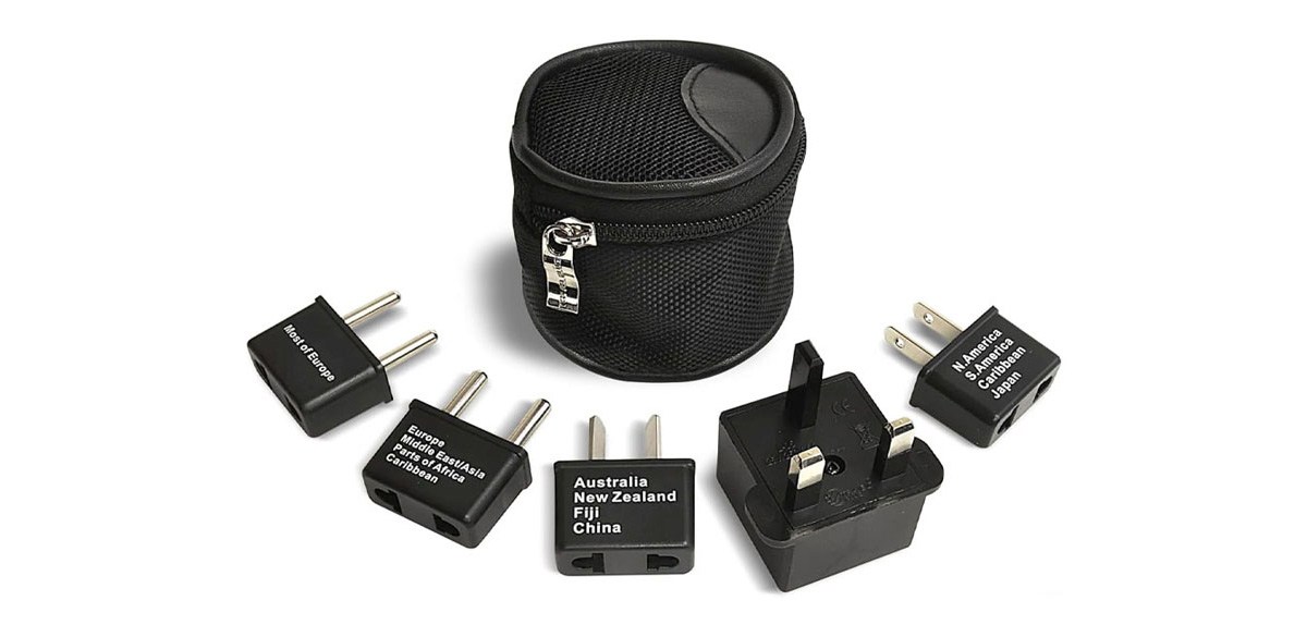 Ceptics International Worldwide Travel Plug Adapter 5 Piece Set