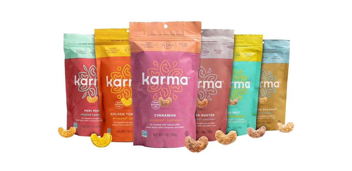 Sample Flavors Variety Pack Cashews by Karma Nuts