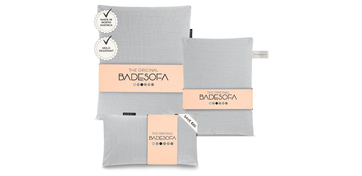 BADESOFA Luxury Bath-Tub Pillow Set