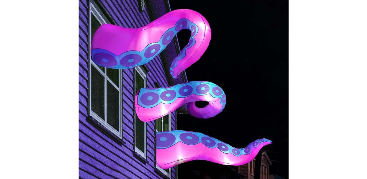  Joiedomi 3 Pcs Halloween Inflatables Octopus Tentacle