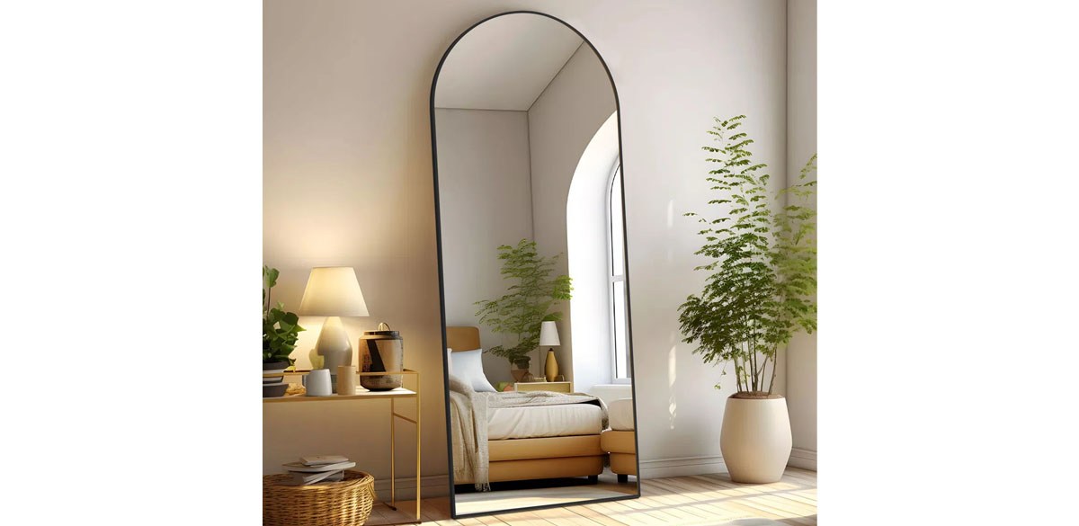 Ebern Designs Nayelis Metal Arch Mirror