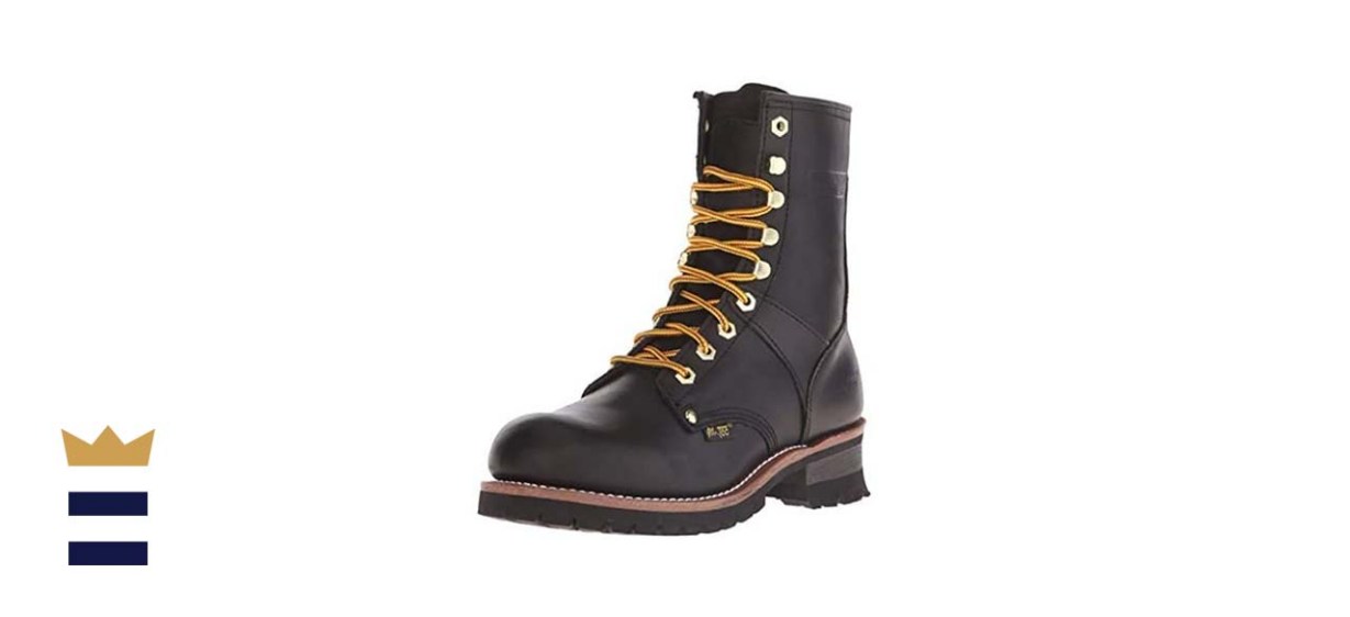 Ad Tec Logger Crazy Horse Leather Work Boots