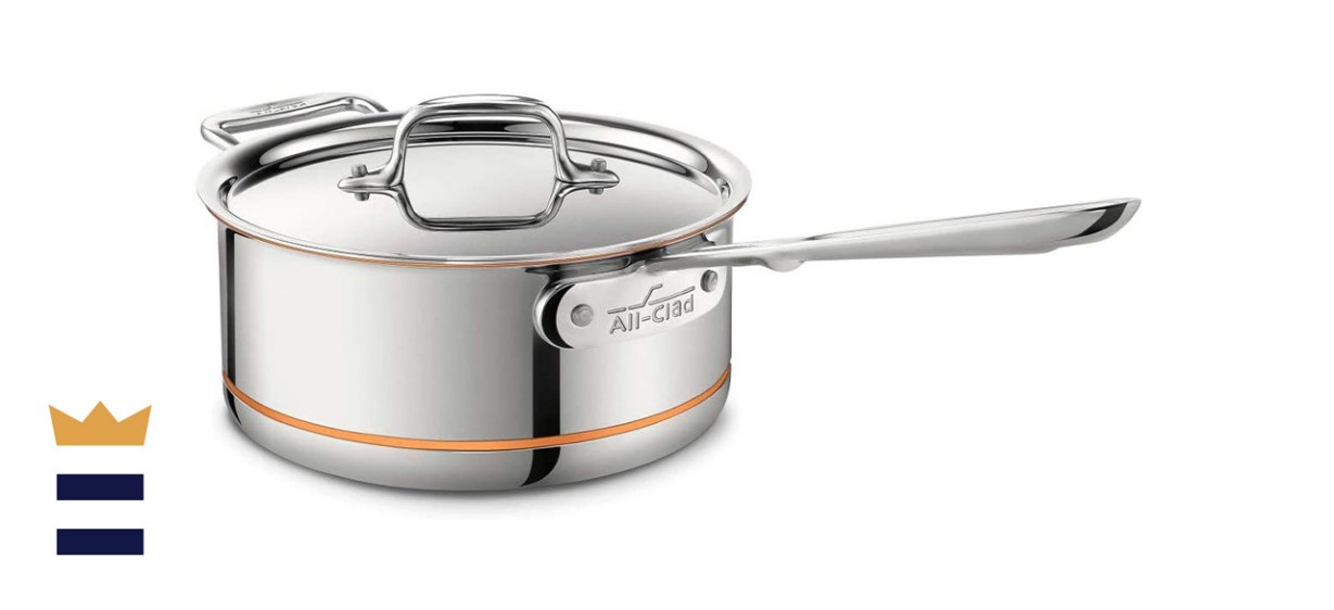 All-Clad Copper Core Stainless Steel 3-Quart Saucepan