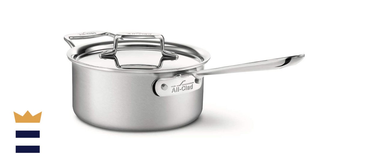 All-Clad D5 Stainless Brushed 3-Quart Saucepan