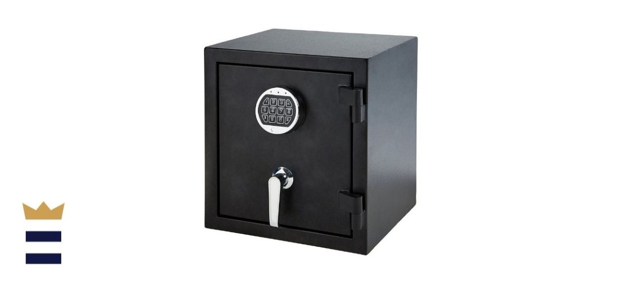 Amazon Basics Fire Resistant Security Safe with Programmable Electronic Keypad