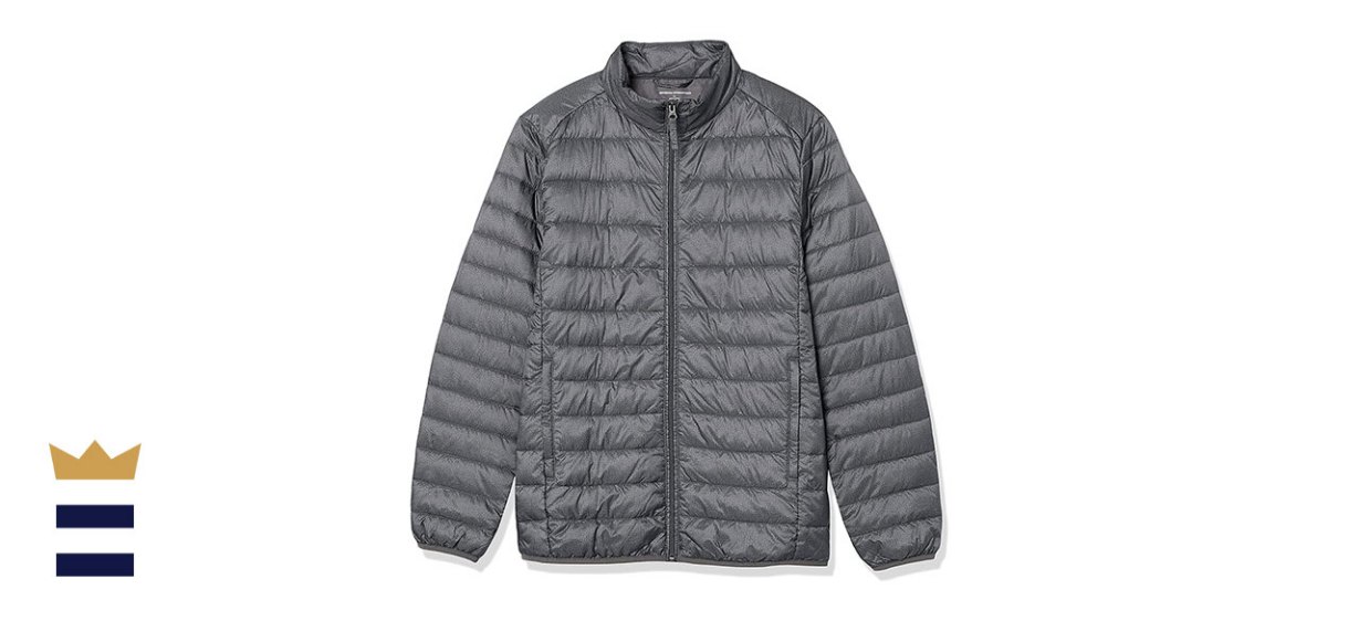 Amazon Essentials Men's Lightweight Water-Resistant Packable Puffer Jacket
