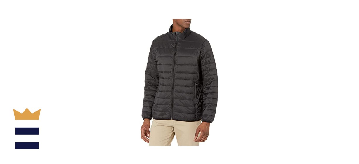Amazon Essentials Men's Lightweight Water-Resistant Packable Puffer Jacket