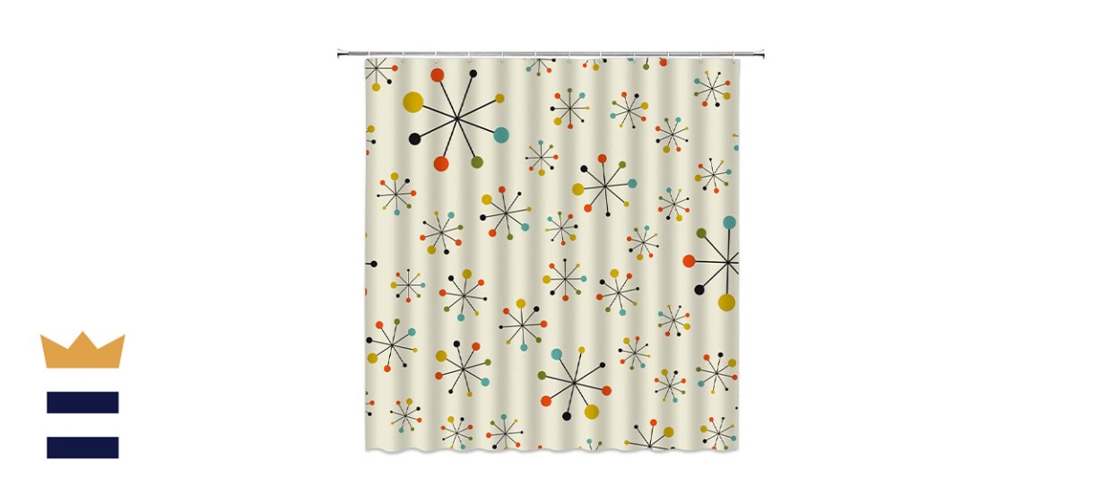 Amhnf Mid Century Shower Curtain