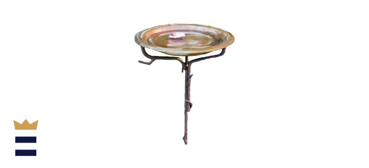 Ancient Graffiti Bird Bath