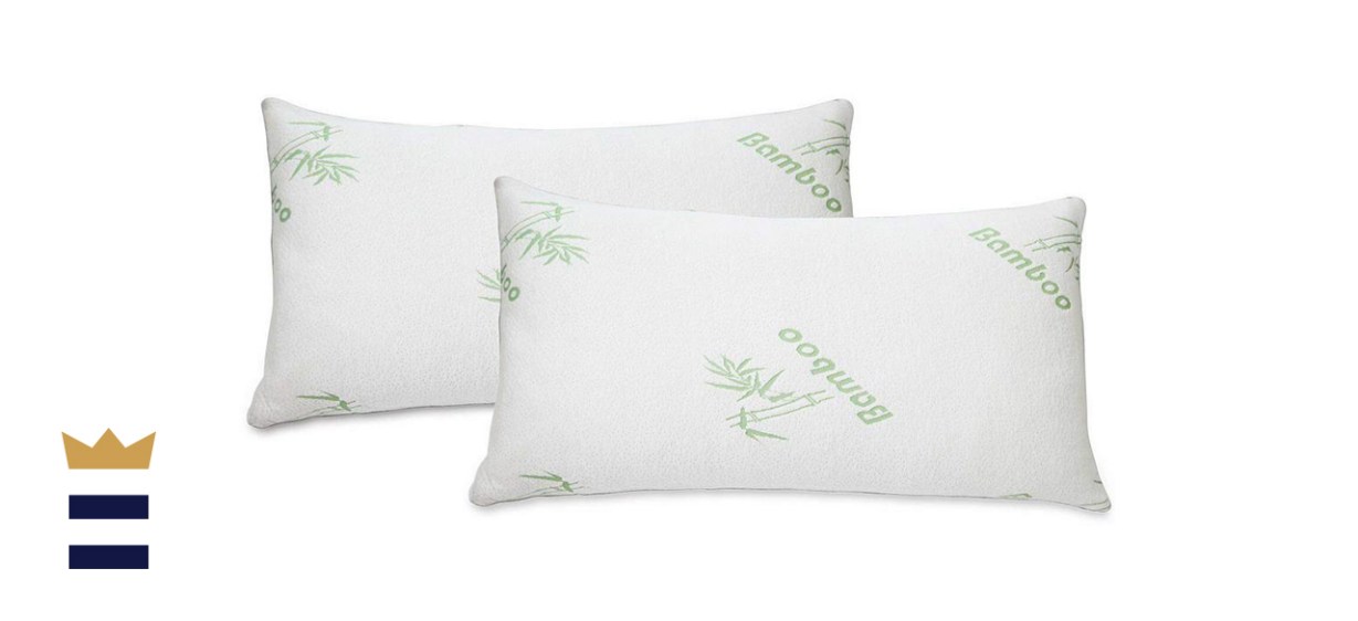 Bamboo Hypoallergenic Memory Foam King Pillow