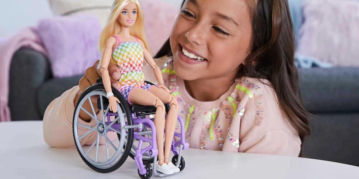 Barbie Doll with Wheelchair and Ramp