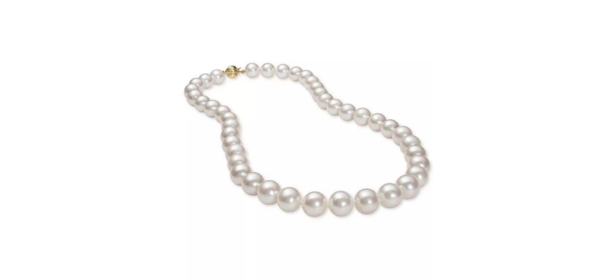 Best Belle de Mer Cultured Freshwater Pearl Collar 19-Inch Necklace 
